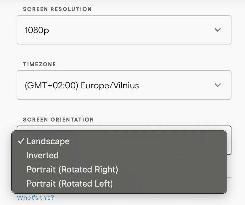 How can I change my screen's resolution or rotation?