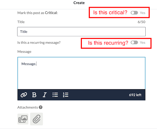 Post Messaging Feature (Raydiant Engage)