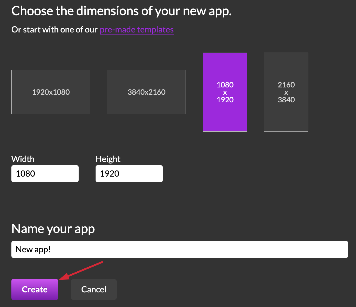 How do I display Screenfeed Connect on my Raydiant screens?